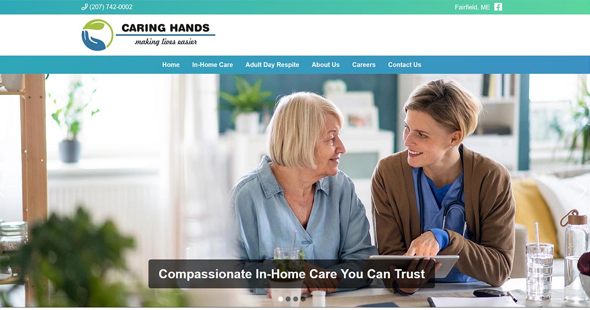 Caring hands senior in home care services elderly home care